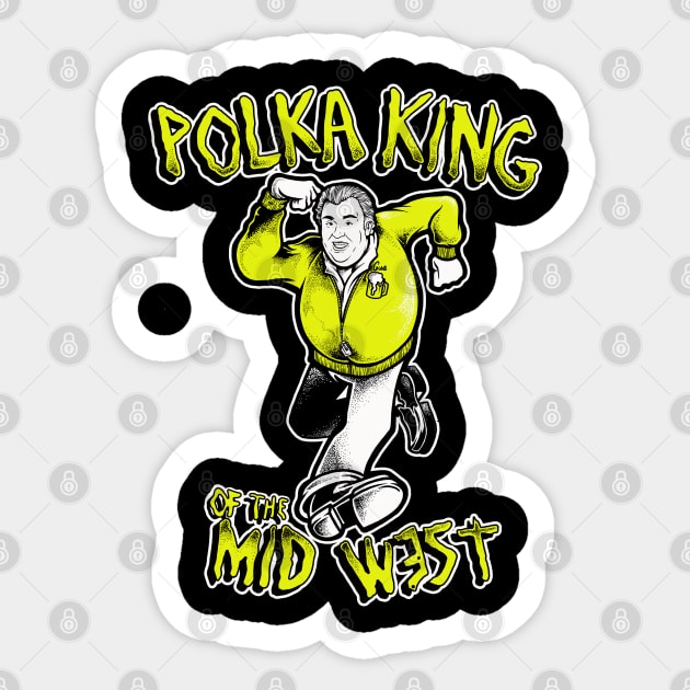 POLKA KING Sticker by GNARHAUS